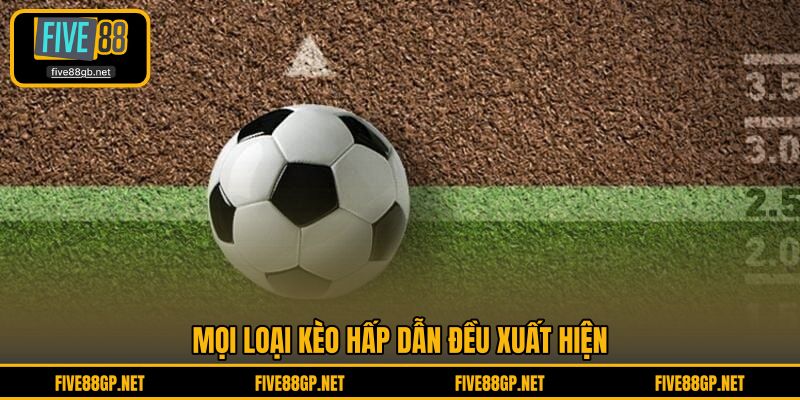 Mọi loại kèo hấp dẫn đều xuất hiện 