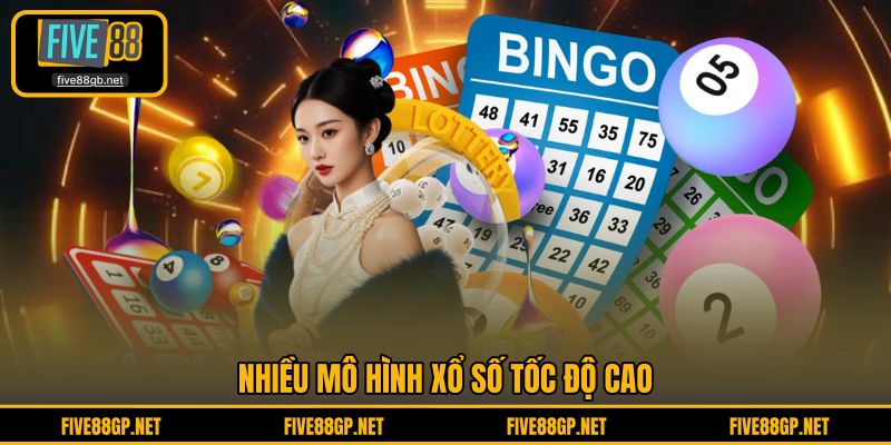 Nhiều mô hình xổ số tốc độ cao